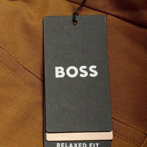 Hugo Boss Men's "C-Pitt-Patch-253" 100%Wool Brown Relaxed Fit Pants US 32R IT 48 - Picture 5 of 5